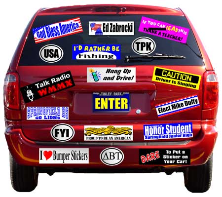 Cheap Funny Stickers on Bumper Stickets Printing   Best Online Bumper Stickers Maker